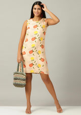 Floral printed shift dress
