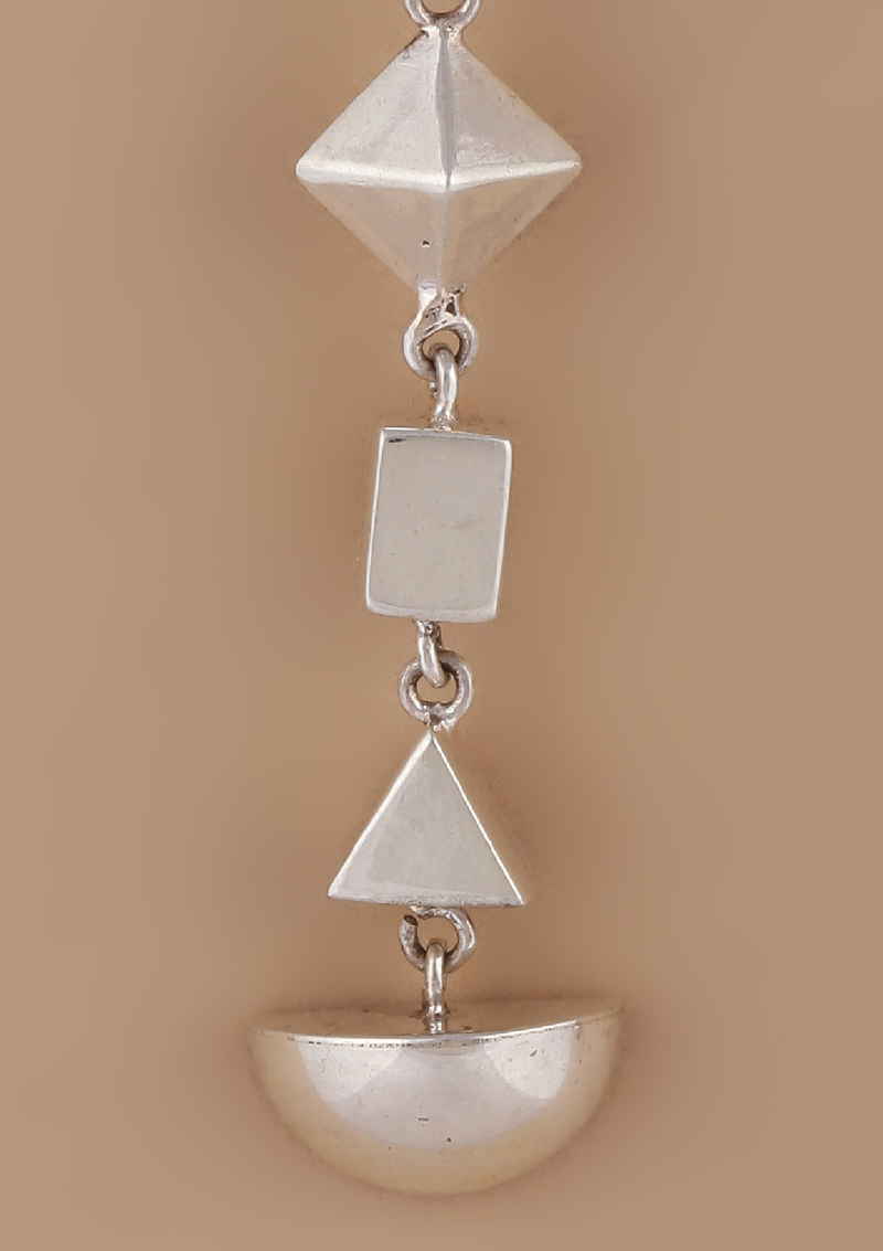 Geometric Shapes Dangler Earrings