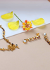 Gold Plated Silver Drop Earrings