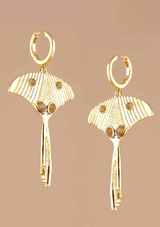 moth stud earrings