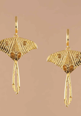 moth wing earrings