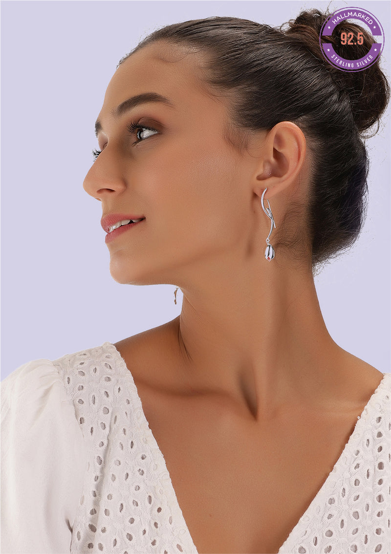 Flower Drop Earring