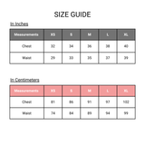 Polka Dots Crop Top - Size Guide