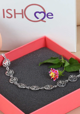 Silver Om Bracelet