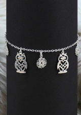 Silver Owl Charm Bracelet