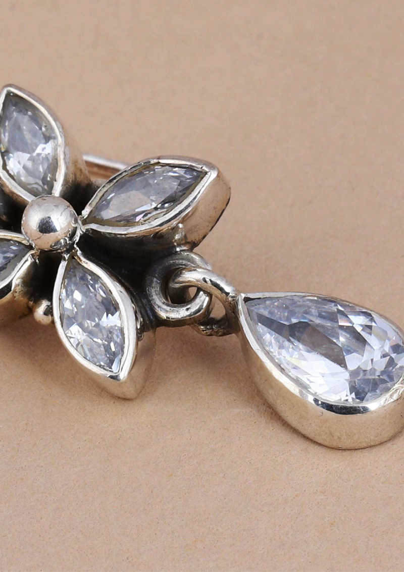 Silver Zircon Earring