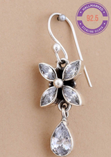 Silver Zircon Earring