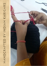 Multi-Coloured Macrame Sling Bag