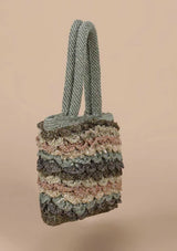 Sequined Crochet Mini Handheld Bag