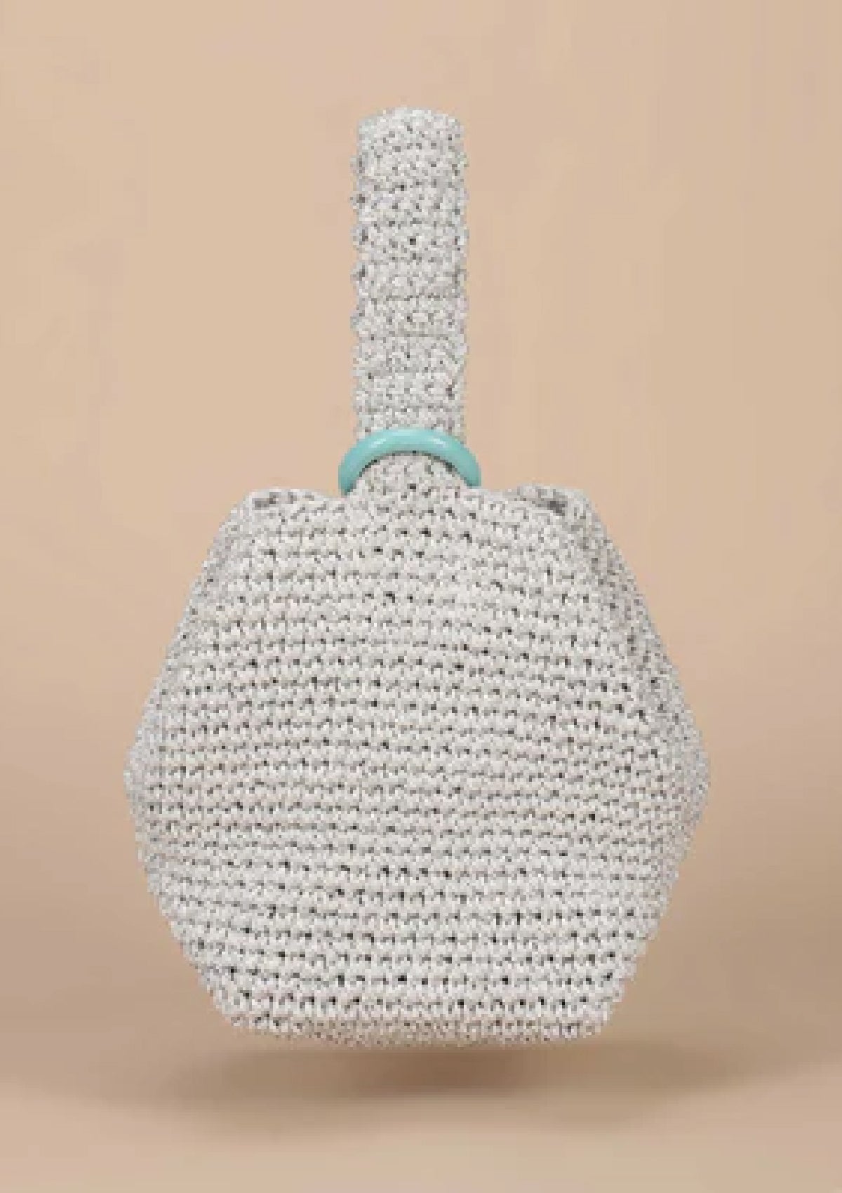 Shop The Silver Crochet Handheld Bag For Womens | IshqMe