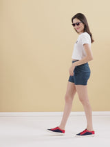 Happy Hour V Neck Crop Top, basic v neck crop top