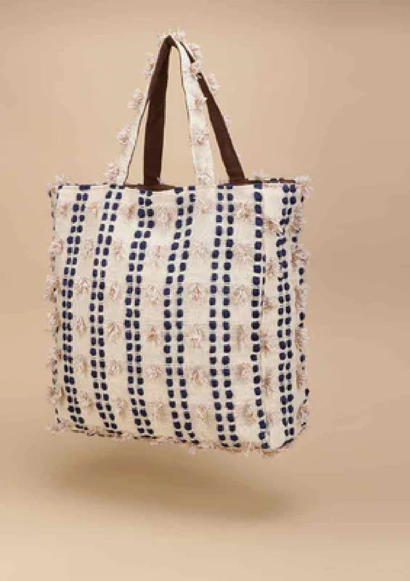 Beige Handcrafted Tote Bag