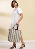Beige Handcrafted Tote Bag