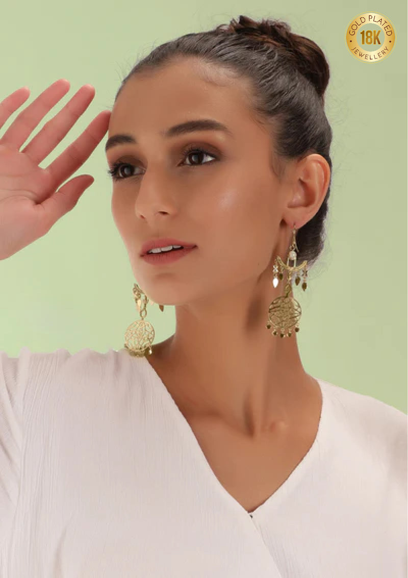 Floral Filigree Earring